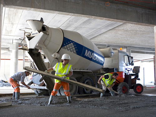 Béton prêt à l'emploi pour le bâtiment public et le bâtiment industriel