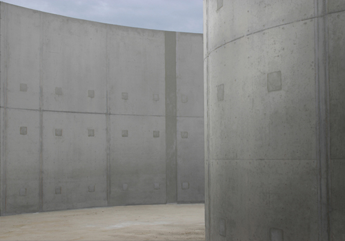 béton pour la construction de station d'épuration