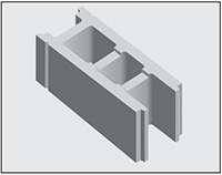 Angle de bloc à bancher 20x20x50