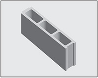 Bloc creux 10x20x50 B40