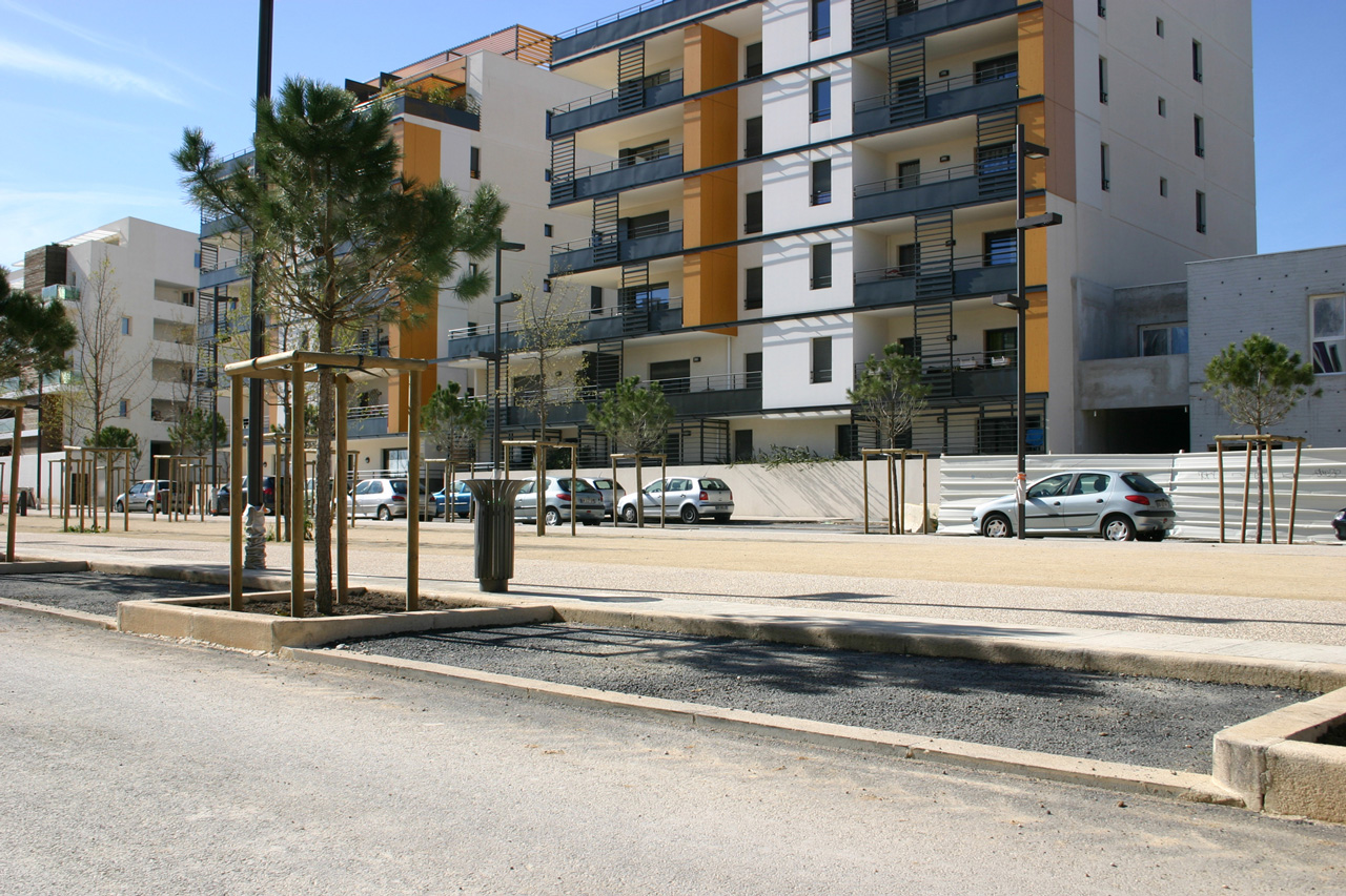 BASALTINE - Aménagements de voirie - Montpellier 34 - Quartier des Grisettes